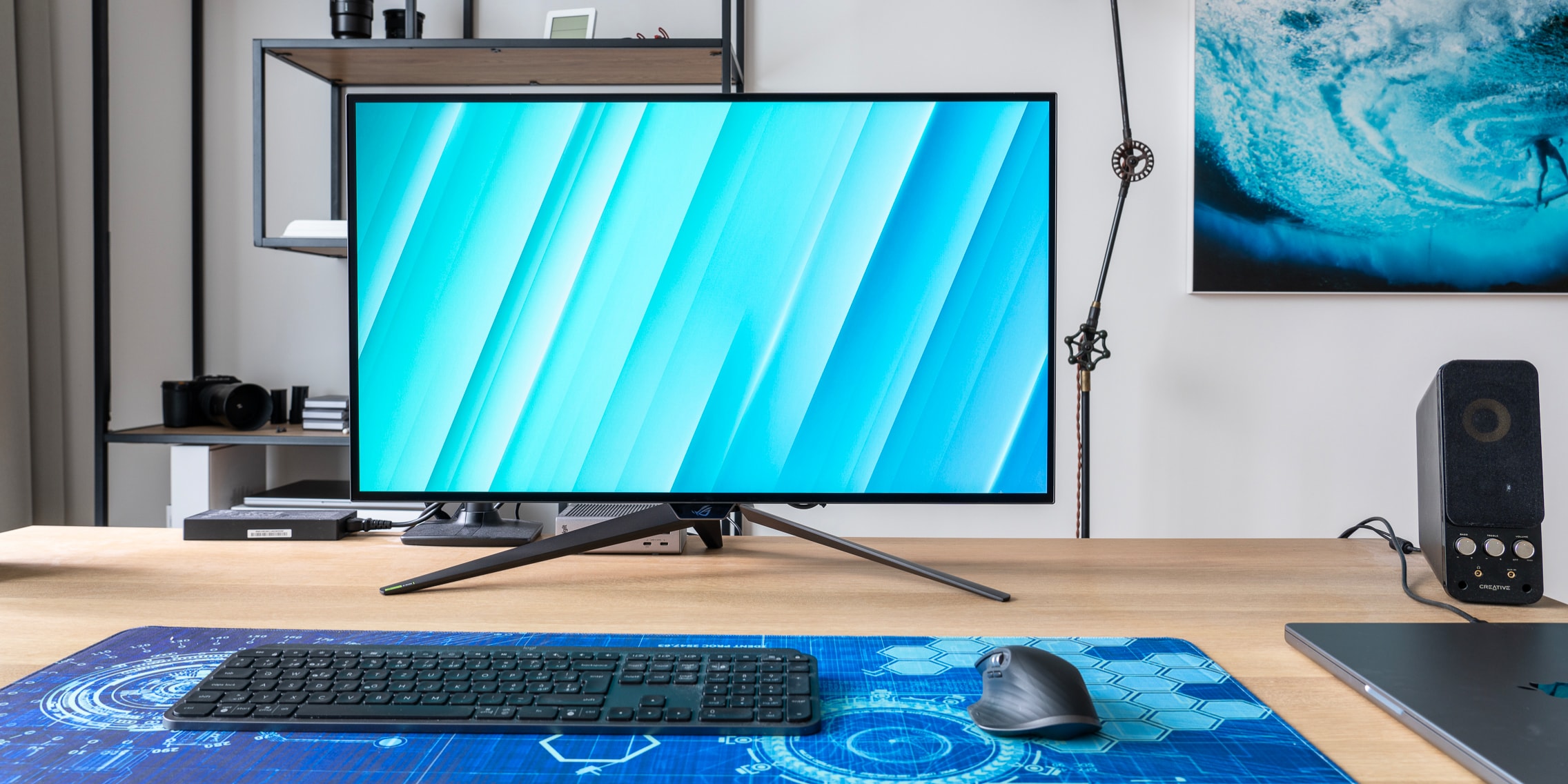 Asus ROG Swift PG32UCDP | review | best OLED for bright