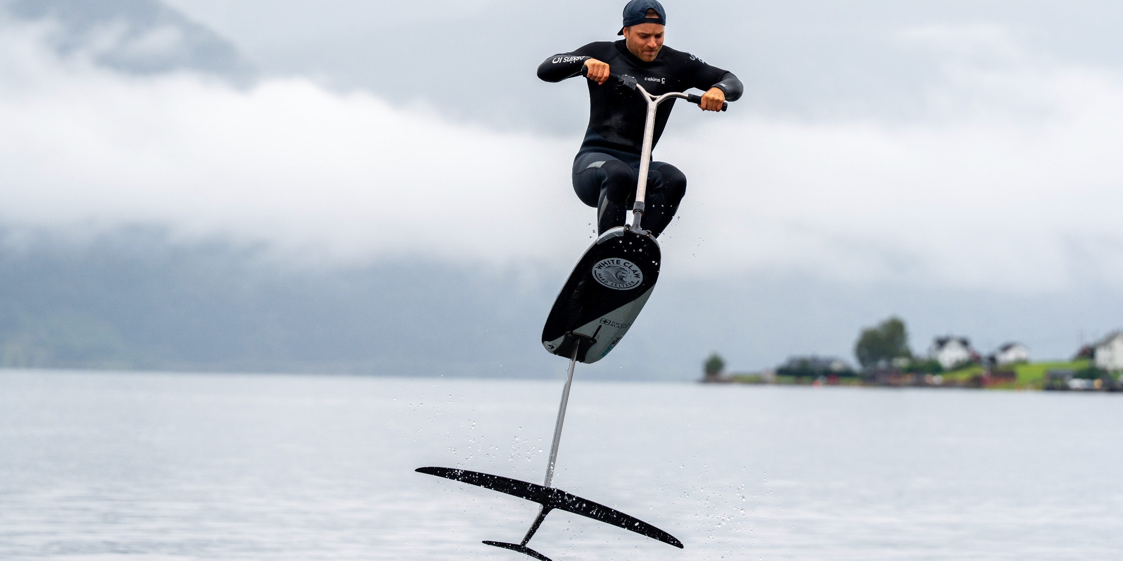 Pro athlete Benji Friant has developed a scooter for pump foiling 