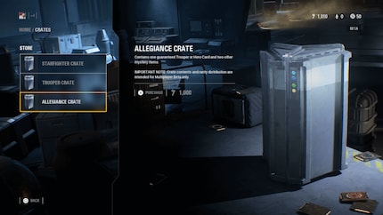 Mit Credits kannst du Lootboxen kaufen.