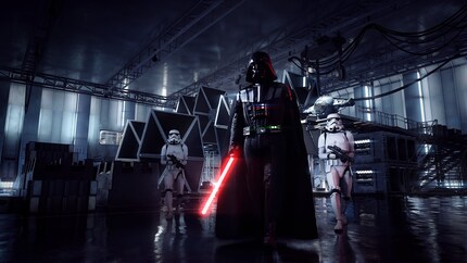 EA-Mitarbeiter auf dem Weg zur Arbeit.