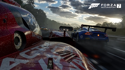 «Forza Motorsport 7» looks particularly crisp on the Xbox One X.
