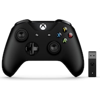 Microsoft Xbox Controller + Wireless Adapter (PC, Xbox One X, Xbox Series X, Xbox One S, Xbox Series S)