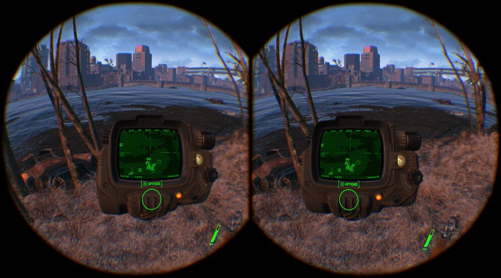 Der Pip-Boy passt perfekt in VR.