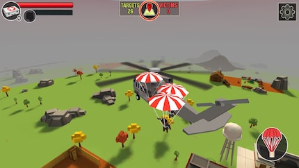 Instead of a plane there’s a helicopter. The rest is the same.