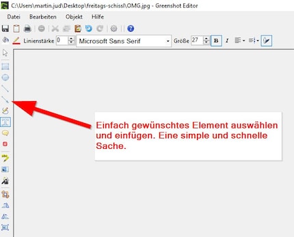 Screenshot-Editoren bieten einen schnellen Zugriff auf vielseitige Werkzeuge.