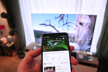Auf Handy wie gewohnt YouTube nutzen.