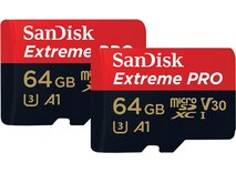 Extreme Pro microSD A1 DUO (microSDXC, 64 GB, U3, UHS-I)