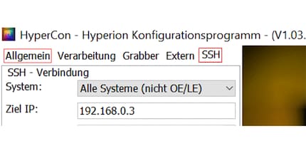 You’ll mainly be using the tabs «general» and «SSH».