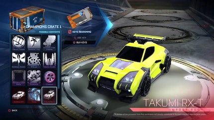 Auch «Rocket League» macht sich dem Lootbox-System schuldig.
