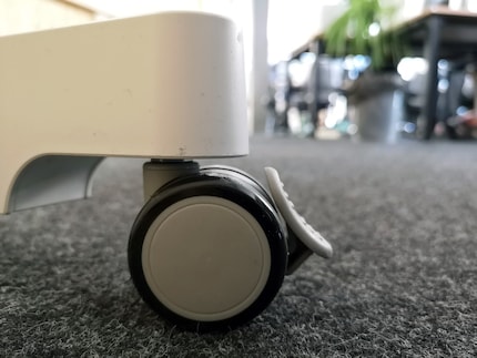 The Flip comes on small castors, which isn’t ideal