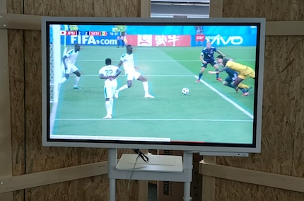 The Flip can even bring the World Cup to the office