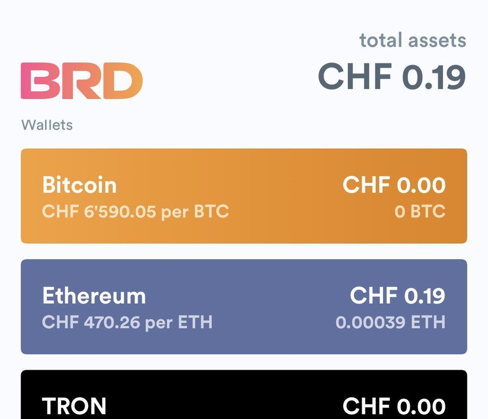 Beispiel von BRD-Wallet