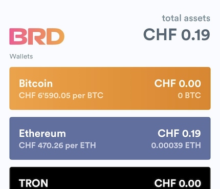Beispiel von BRD-Wallet