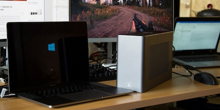 Auf dem Retina-Display tut sich nichts. Ich kann auf dem externen Monitor aber Far Cry 5 spielen.