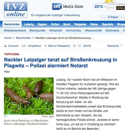 Ein Beispiel aus dem Blog von Stefan Niggemeier