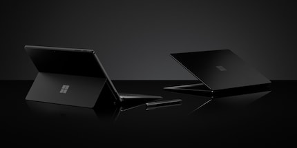 Surface Pro und Surface Laptop gibt's neu auch in mattschwarzer Farbe.