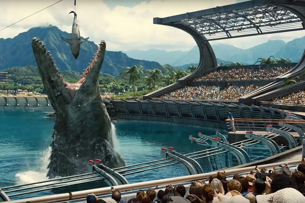 3. Der Mosasaurus schnappt zu