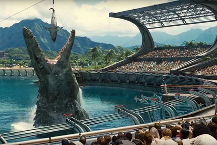 3. Der Mosasaurus schnappt zu 