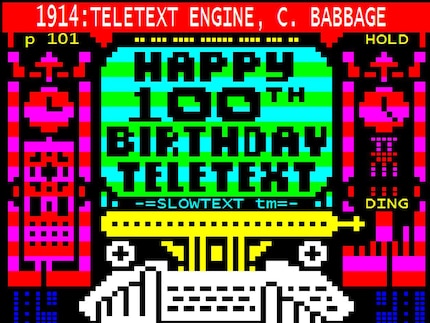 Soo alt ist der Teletext nun auch wieder nicht