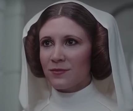 Rechts Leia computeranimiert («Rogue One: A Star Wars Story»)
