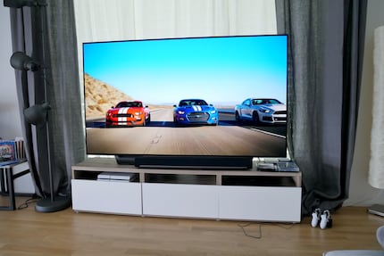 Die Linien des Bilds verlaufen nicht ganz gerade, das stört