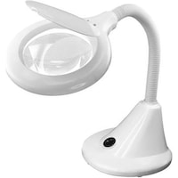Rs Pro LED desk lamp with glass magnifier lens