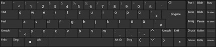 Deutsche Tastaturbelegung