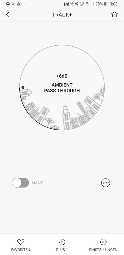 Screenshot from Libratone's app