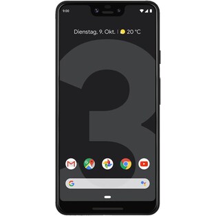 Google Pixel 3 XL (64 GB, Just Black, 6.30", Single SIM, 12.20 Mpx, 4G)