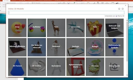 A wide range of 3D objects let you make your documents more attractive.