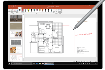 Great stylus compatibility with all Office products.