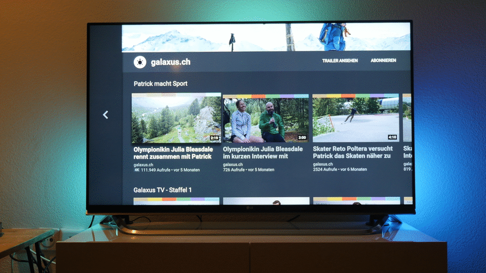 Nordlichter? Sonnenuntergang? Video gucken? Ich kann mich nicht entscheiden.