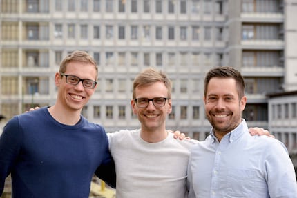 Eric, Lukas und Pascal von Planted (v.l.n.r)