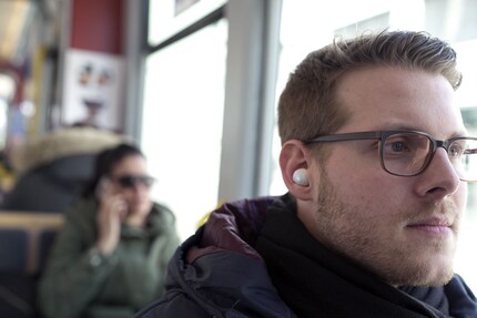 Die Schallabdichtung gegen aussen ist nicht besonders gut