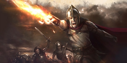 Azor Ahai mit Lightbringer