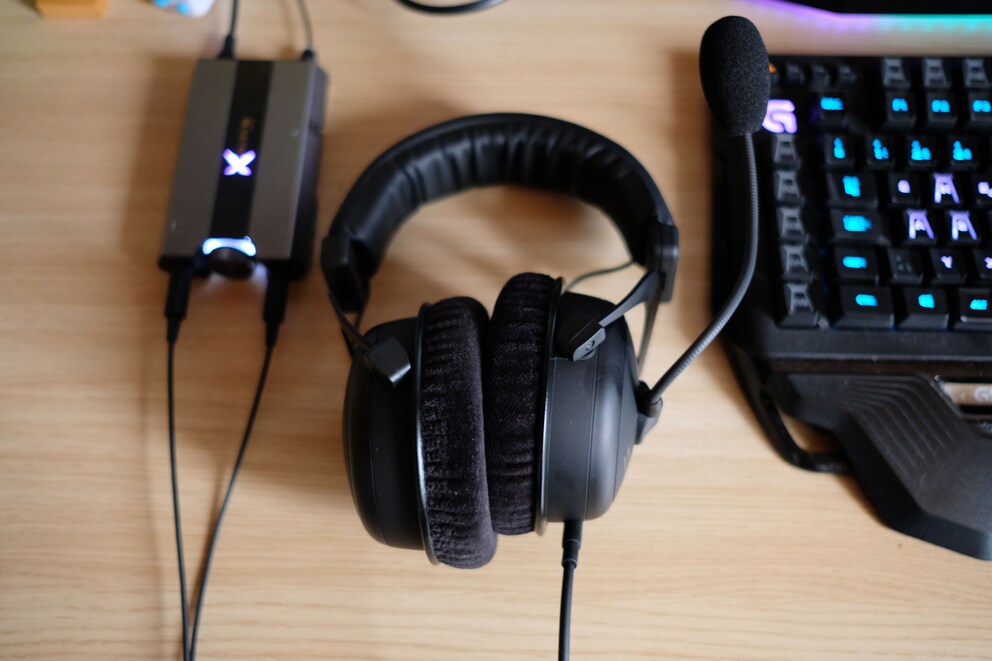 Mein neues Lieblingssetup: Sound BlasterX G6 zusammen mit dem MMX 300.