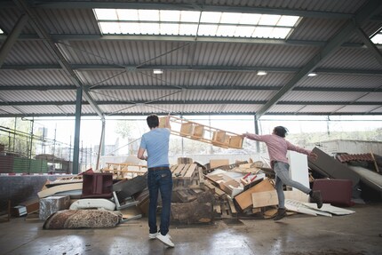 Wooden furniture is especially popular around official moving dates.