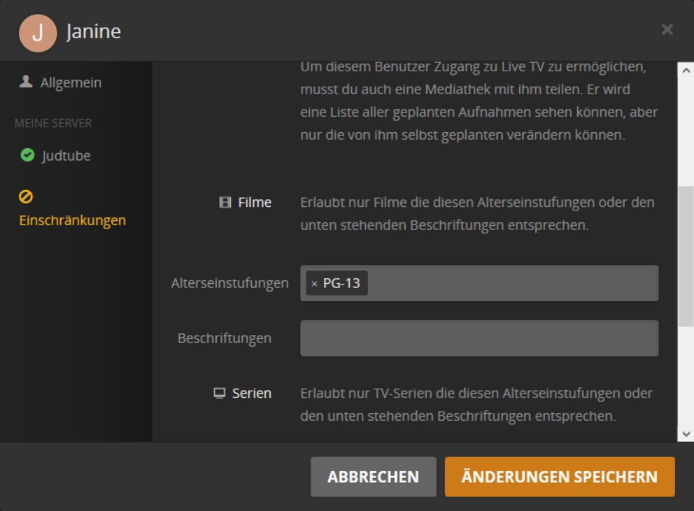 Du bestimmst, was der Benutzer zu sehen bekommt.
