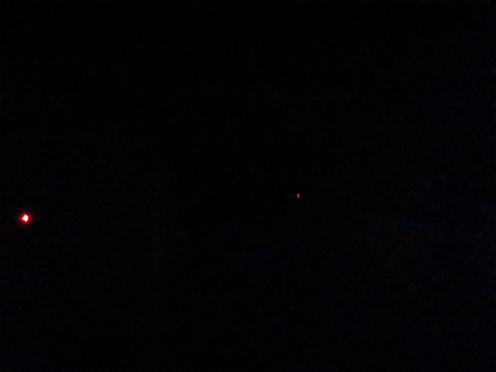 Auch im Nachtmodus ist hier nichts zu holen.