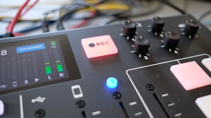The bold red button does have its appeal.