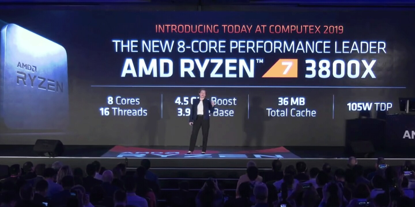 Computex: AMD Ryzen 3000 mit bis zu 12 Kernen