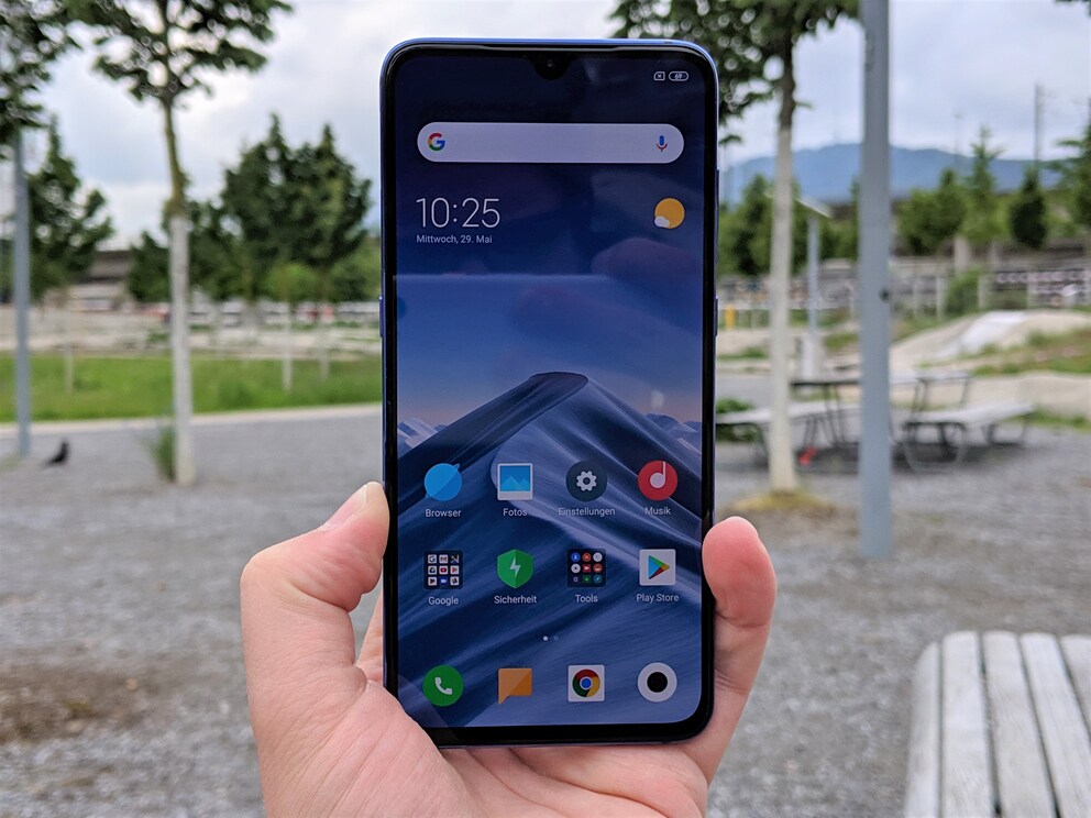 6,39 Zoll großes Display.