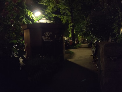 Die Automatik bei Dunkelheit.