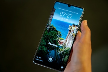 Booking.com. Gute Deals, aber bitte nicht auf dem Lock Screen