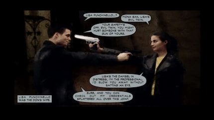 «Max Payne» hat auch eine humorvolle Seite.