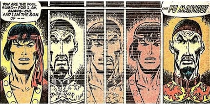 Fu Manchu/Zheng Zu is Shang Chi's father in the comic books.