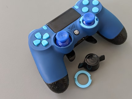 The sticks are interchangeable.