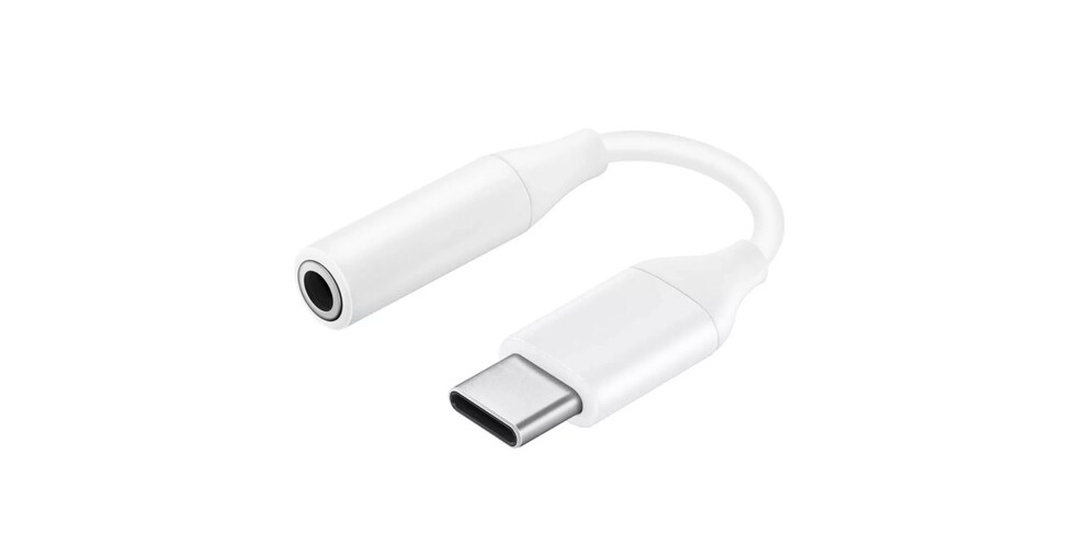 Leider notwendig: Ein Dongle. Das Note 10 hat keinen Headphone Jack mehr