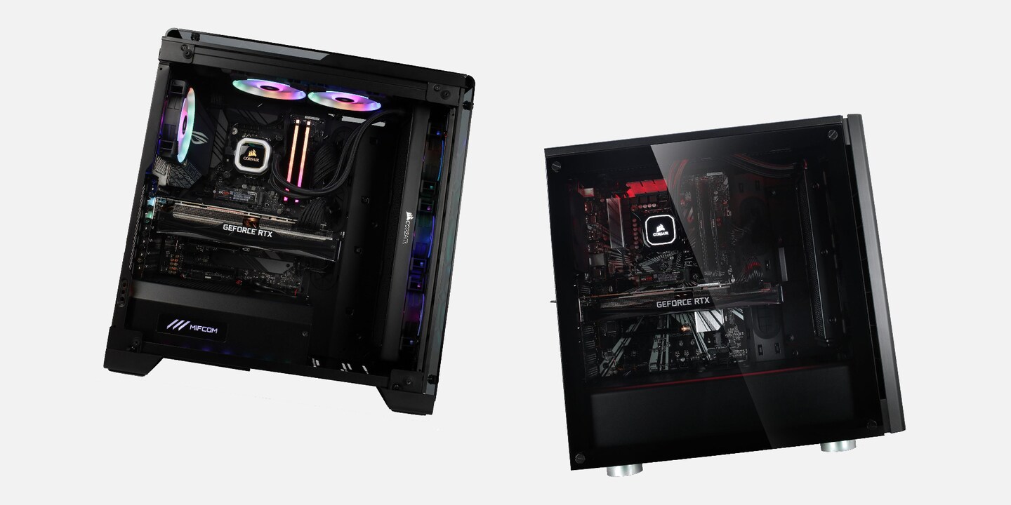 Neu bei Galaxus: High-End Gaming PCs von MIFCOM