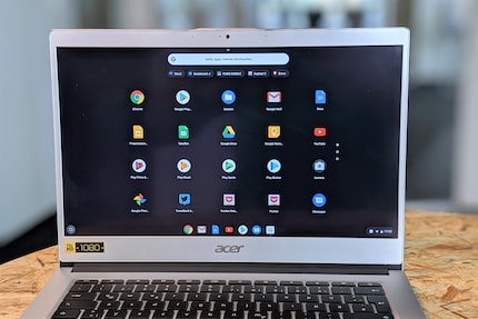 Übersicht der Apps und Webdienste unter Chrome OS